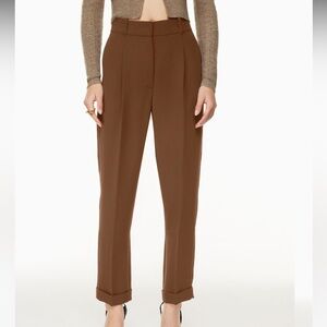 Aritzia Dashwood Pant - Cognac - 8